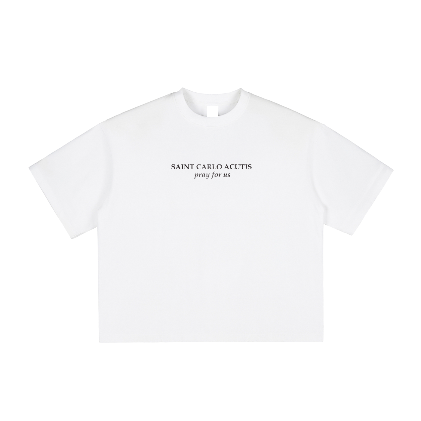 Saint Carlo Acutis Vintage Washed Boxy T-Shirt