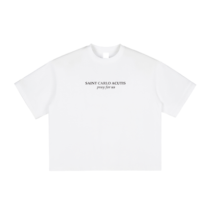 Saint Carlo Acutis Vintage Washed Boxy T-Shirt