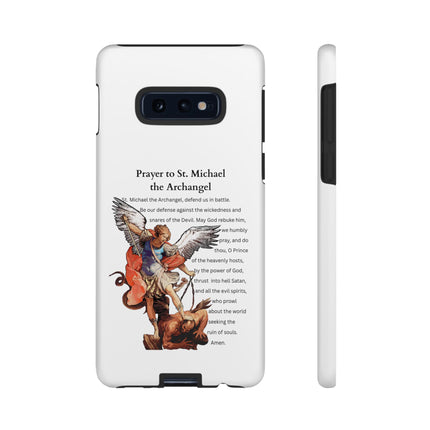 St. Michael Prayer Phone Case — Protective Archangel iPhone Cover