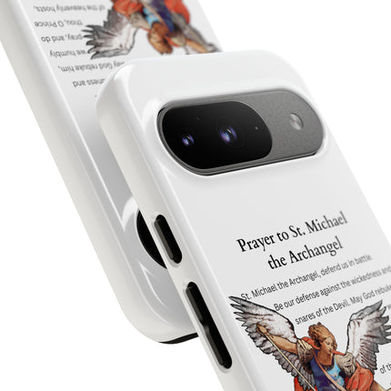 St. Michael Prayer Phone Case — Protective Archangel iPhone Cover