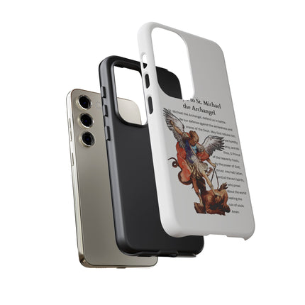 St. Michael Prayer Phone Case — Protective Archangel iPhone Cover