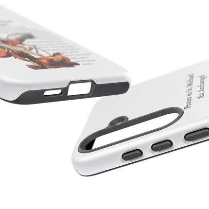 St. Michael Prayer Phone Case — Protective Archangel iPhone Cover