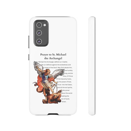 St. Michael Prayer Phone Case — Protective Archangel iPhone Cover