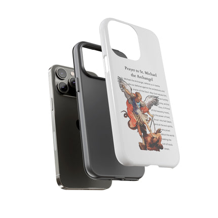 St. Michael Prayer Phone Case — Protective Archangel iPhone Cover