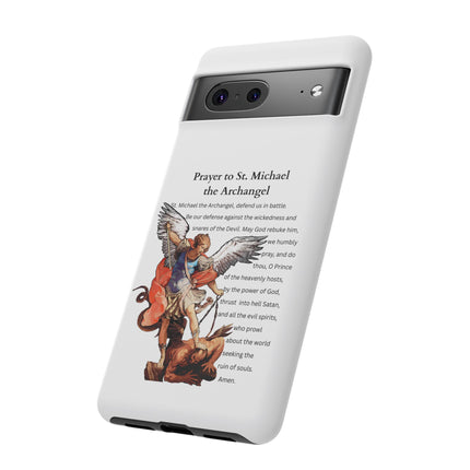 St. Michael Prayer Phone Case — Protective Archangel iPhone Cover