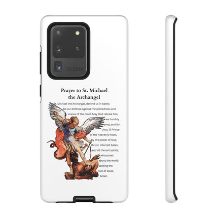 St. Michael Prayer Phone Case — Protective Archangel iPhone Cover