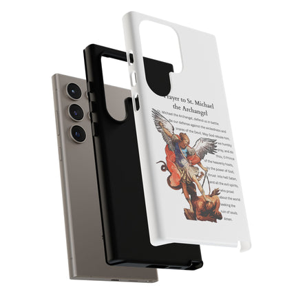St. Michael Prayer Phone Case — Protective Archangel iPhone Cover