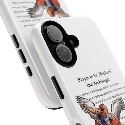 St. Michael Prayer Phone Case — Protective Archangel iPhone Cover