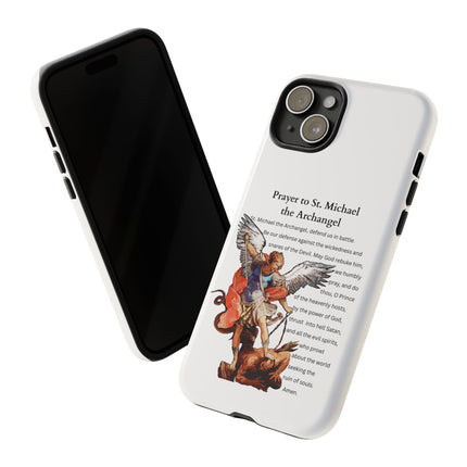 St. Michael Prayer Phone Case — Protective Archangel iPhone Cover