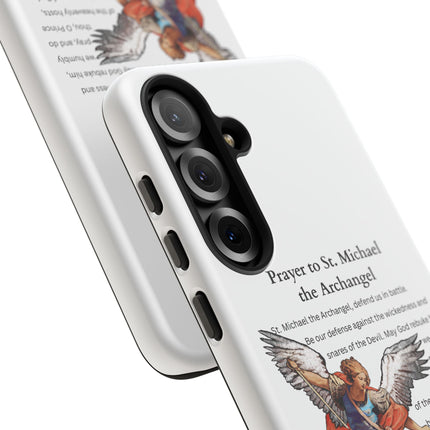 St. Michael Prayer Phone Case — Protective Archangel iPhone Cover
