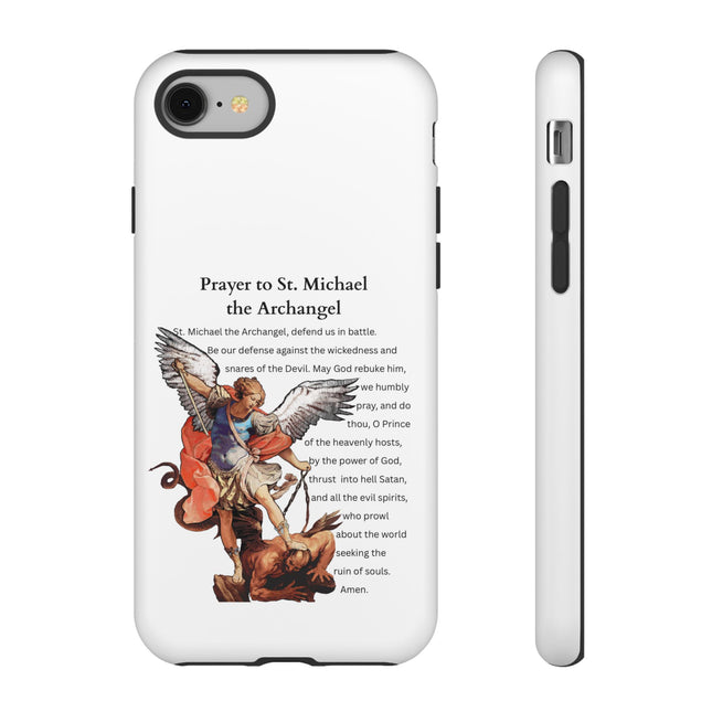St. Michael Prayer Phone Case — Protective Archangel iPhone Cover