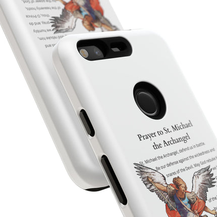 St. Michael Prayer Phone Case — Protective Archangel iPhone Cover