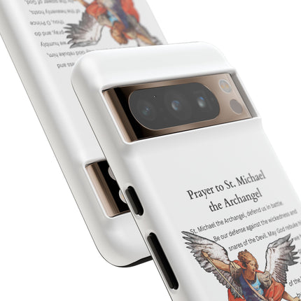 St. Michael Prayer Phone Case — Protective Archangel iPhone Cover