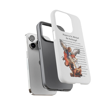 St. Michael Prayer Phone Case — Protective Archangel iPhone Cover