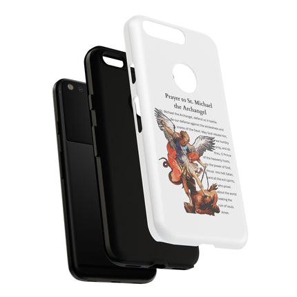 St. Michael Prayer Phone Case — Protective Archangel iPhone Cover