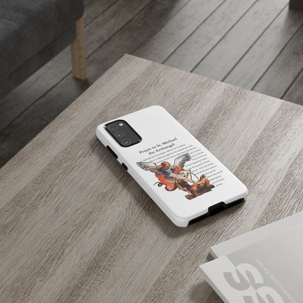 St. Michael Prayer Phone Case — Protective Archangel iPhone Cover