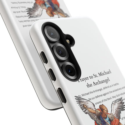 St. Michael Prayer Phone Case — Protective Archangel iPhone Cover