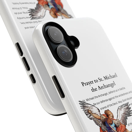 St. Michael Prayer Phone Case — Protective Archangel iPhone Cover
