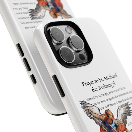 St. Michael Prayer Phone Case — Protective Archangel iPhone Cover