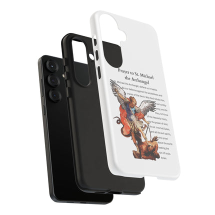 St. Michael Prayer Phone Case — Protective Archangel iPhone Cover
