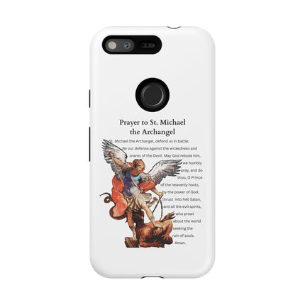 St. Michael Prayer Phone Case — Protective Archangel iPhone Cover