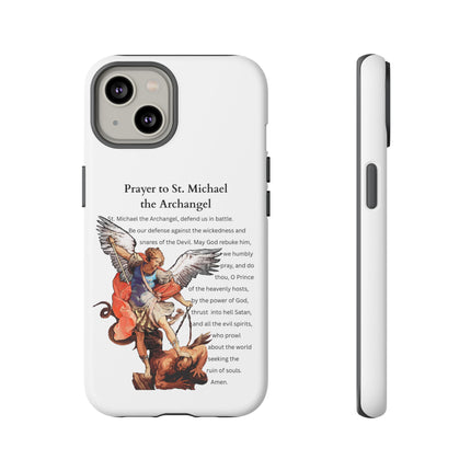 St. Michael Prayer Phone Case — Protective Archangel iPhone Cover