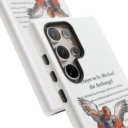 St. Michael Prayer Phone Case — Protective Archangel iPhone Cover