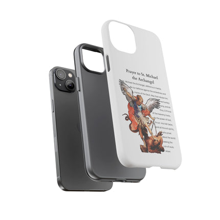 St. Michael Prayer Phone Case — Protective Archangel iPhone Cover