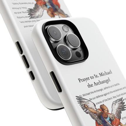 St. Michael Prayer Phone Case — Protective Archangel iPhone Cover