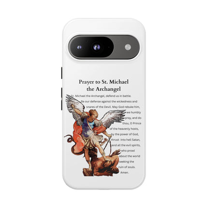 St. Michael Prayer Phone Case — Protective Archangel iPhone Cover