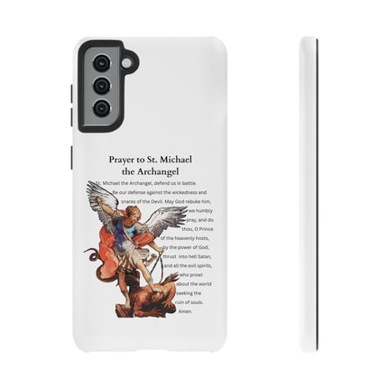 St. Michael Prayer Phone Case — Protective Archangel iPhone Cover