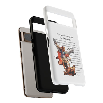 St. Michael Prayer Phone Case — Protective Archangel iPhone Cover