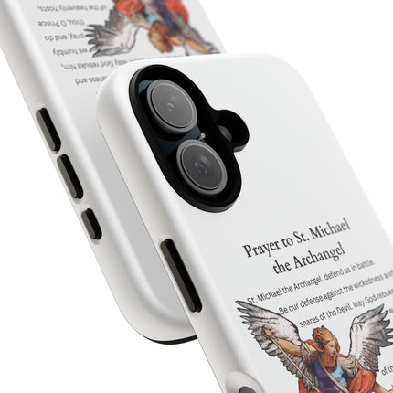 St. Michael Prayer Phone Case — Protective Archangel iPhone Cover