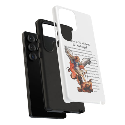 St. Michael Prayer Phone Case — Protective Archangel iPhone Cover