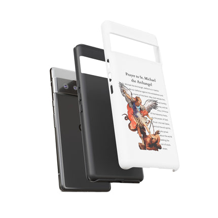 St. Michael Prayer Phone Case — Protective Archangel iPhone Cover