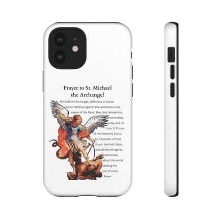 St. Michael Prayer Phone Case — Protective Archangel iPhone Cover