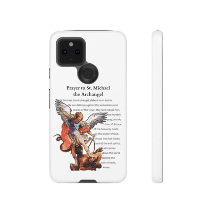 St. Michael Prayer Phone Case — Protective Archangel iPhone Cover