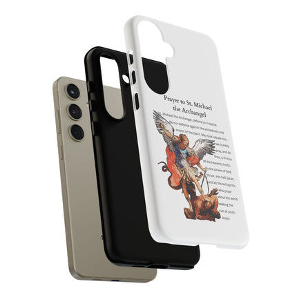 St. Michael Prayer Phone Case — Protective Archangel iPhone Cover