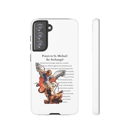 St. Michael Prayer Phone Case — Protective Archangel iPhone Cover