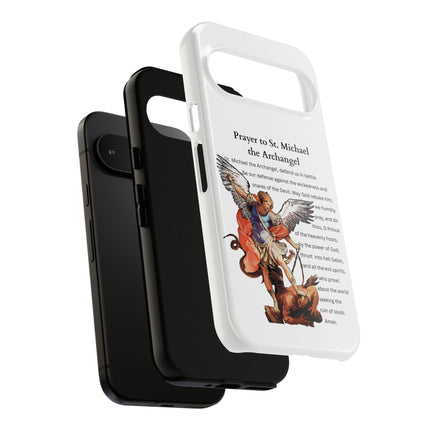St. Michael Prayer Phone Case — Protective Archangel iPhone Cover