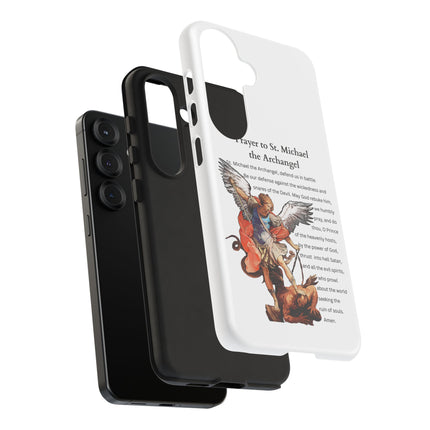 St. Michael Prayer Phone Case — Protective Archangel iPhone Cover
