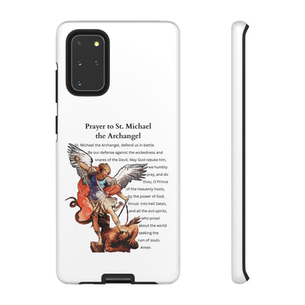 St. Michael Prayer Phone Case — Protective Archangel iPhone Cover