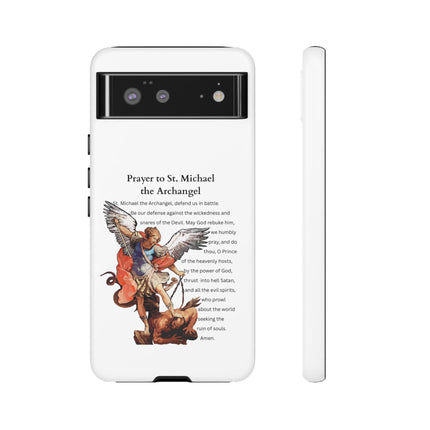 St. Michael Prayer Phone Case — Protective Archangel iPhone Cover