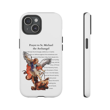 St. Michael Prayer Phone Case — Protective Archangel iPhone Cover