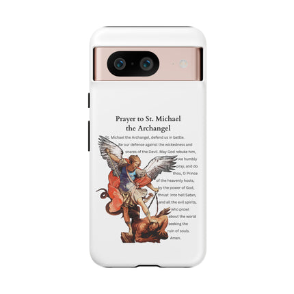 St. Michael Prayer Phone Case — Protective Archangel iPhone Cover