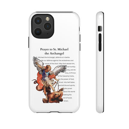 St. Michael Prayer Phone Case — Protective Archangel iPhone Cover