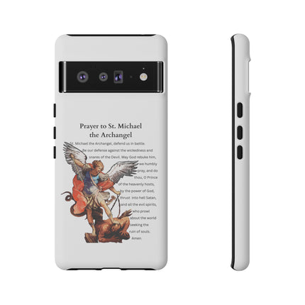 St. Michael Prayer Phone Case — Protective Archangel iPhone Cover