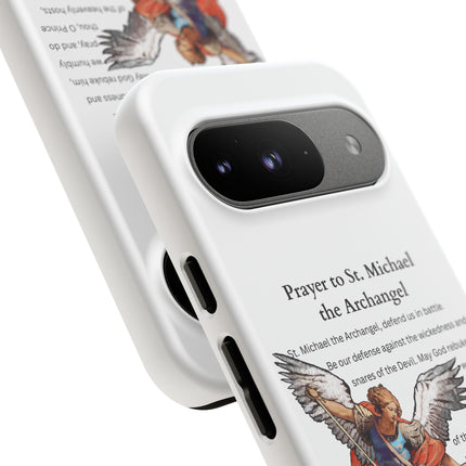 St. Michael Prayer Phone Case — Protective Archangel iPhone Cover