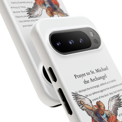 St. Michael Prayer Phone Case — Protective Archangel iPhone Cover