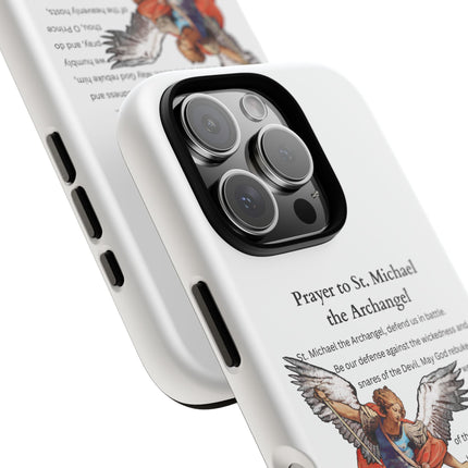 St. Michael Prayer Phone Case — Protective Archangel iPhone Cover